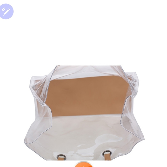 NEW Beach Bag Waterproof Clear Handbag - Picture 3 of 6